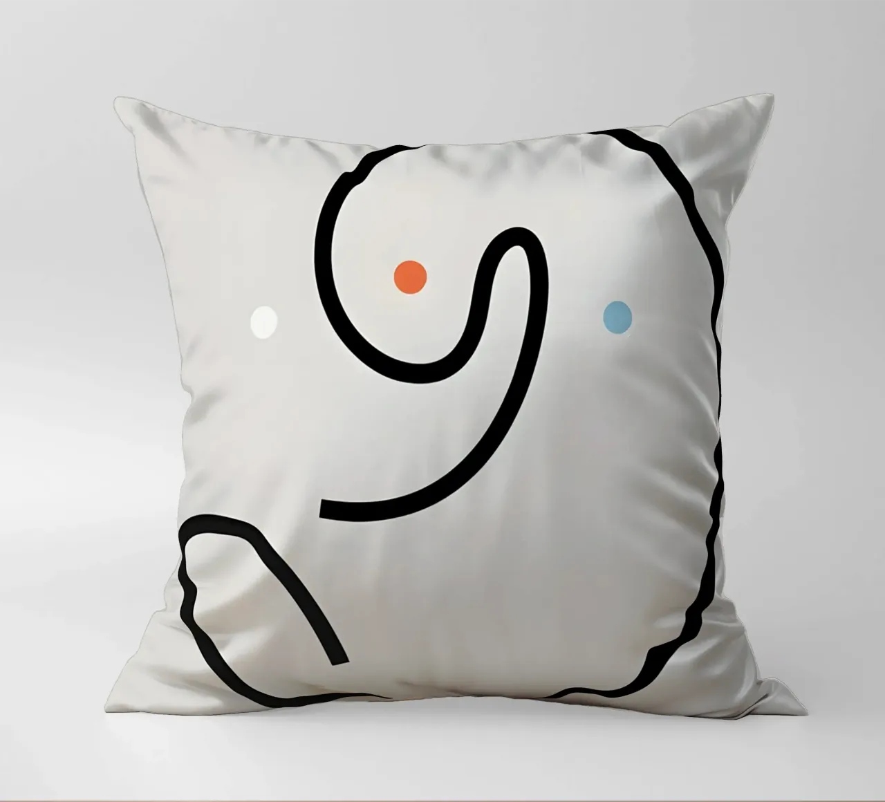 Linea curva singola cuscino da LIFESTYLE OBJECTS