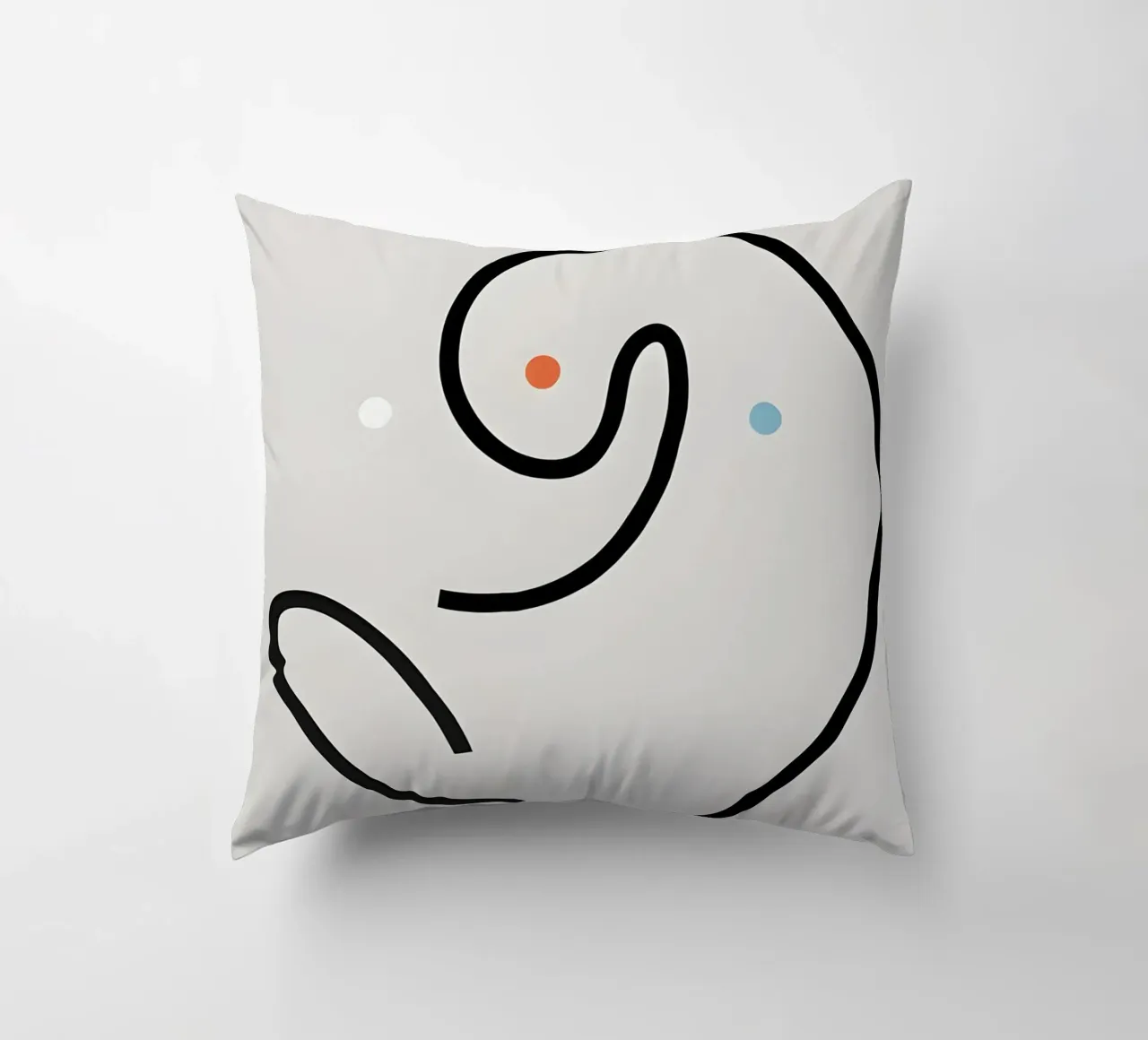Linea curva singola cuscino da LIFESTYLE OBJECTS