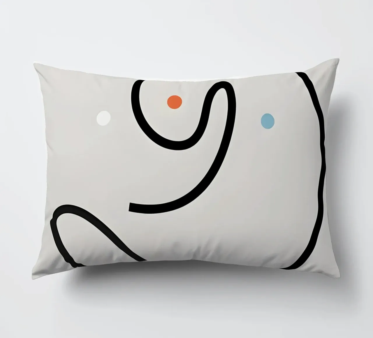 Linea curva singola cuscino da LIFESTYLE OBJECTS