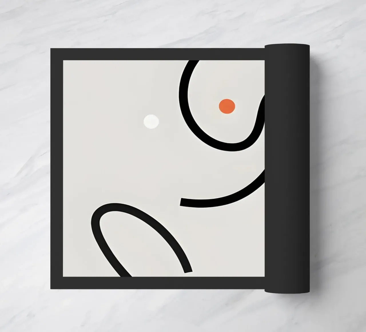 Linea curva singola zerbino da LIFESTYLE OBJECTS