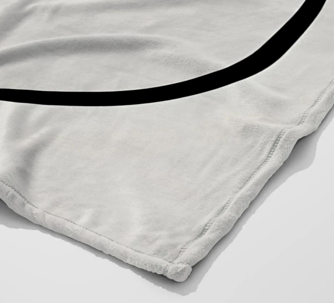 Linea curva singola coperta in pile da LIFESTYLE OBJECTS