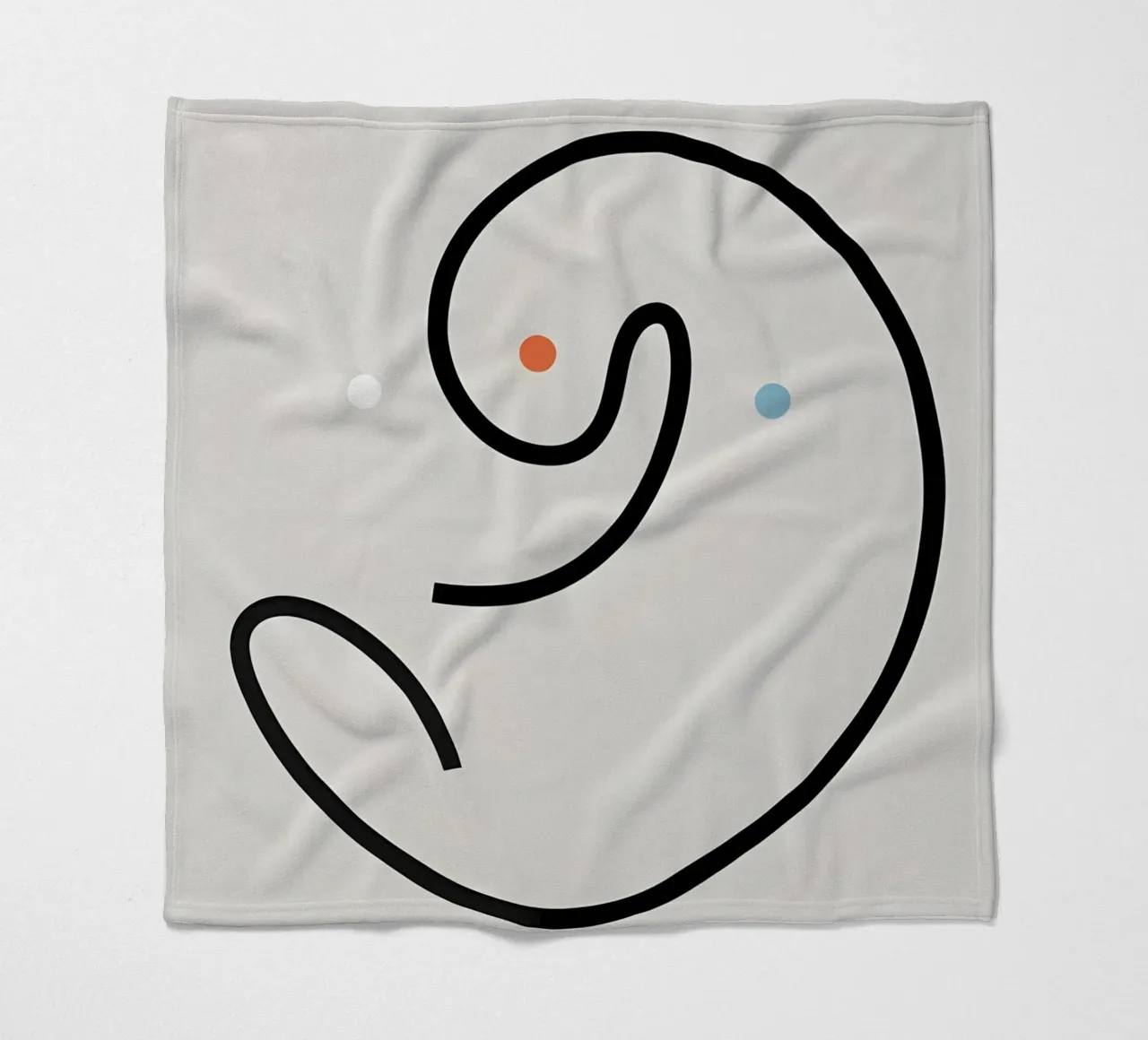 Linea curva singola coperta in pile da LIFESTYLE OBJECTS