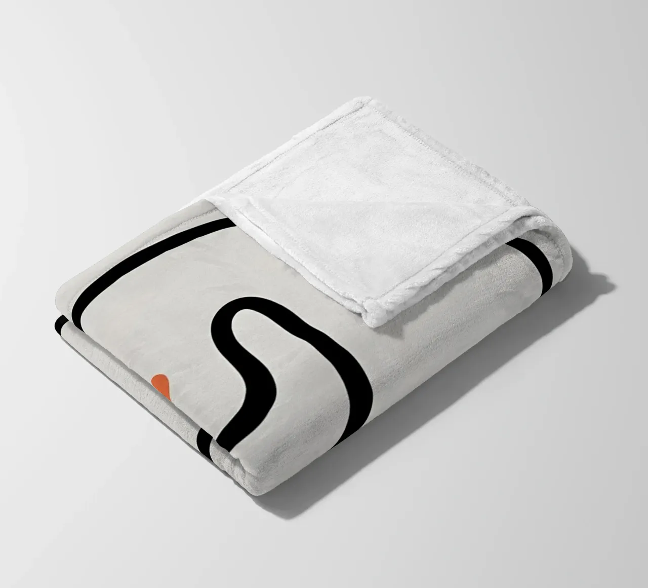 Linea curva singola coperta in pile da LIFESTYLE OBJECTS