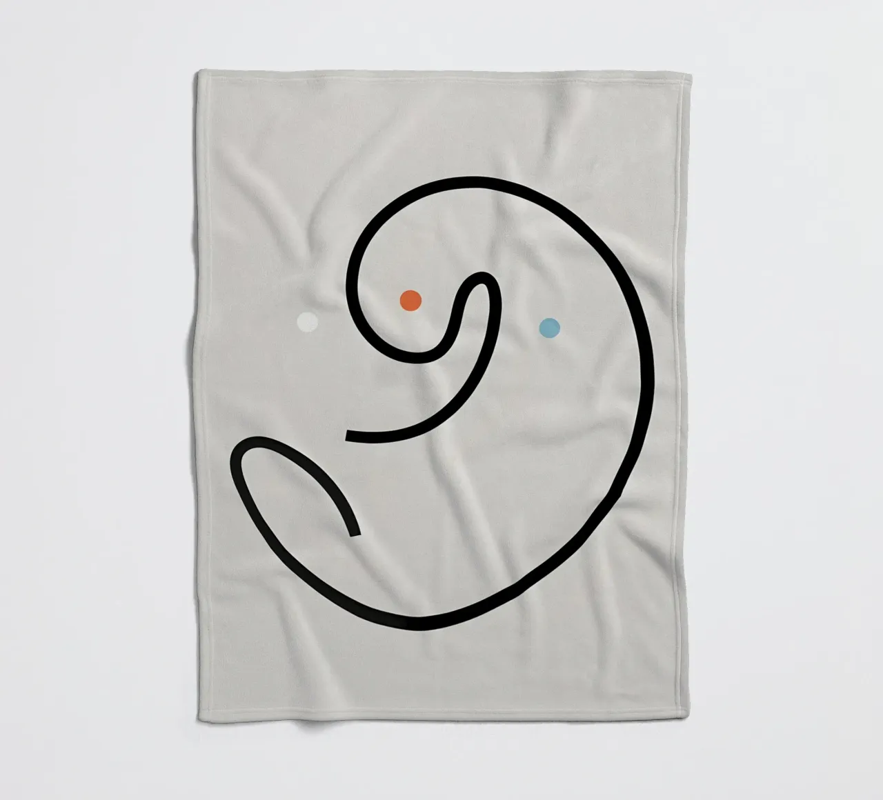 Linea curva singola coperta in pile da LIFESTYLE OBJECTS