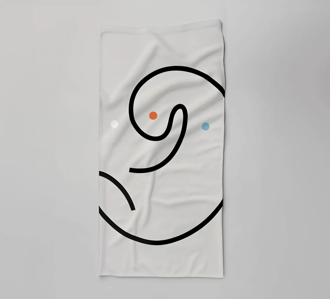Linea curva singola asciugamano da bagno da LIFESTYLE OBJECTS