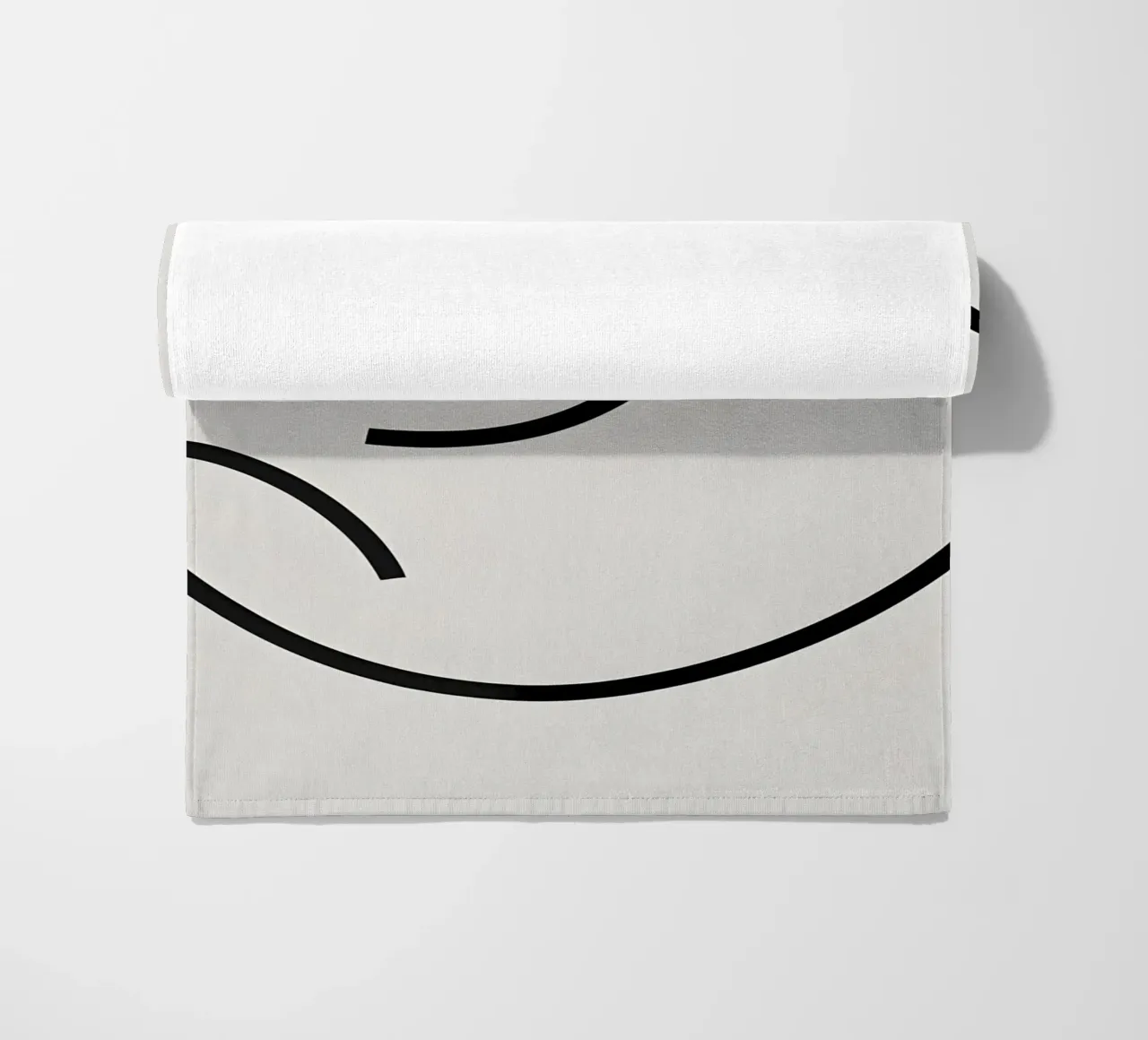 Linea curva singola telo mare da LIFESTYLE OBJECTS