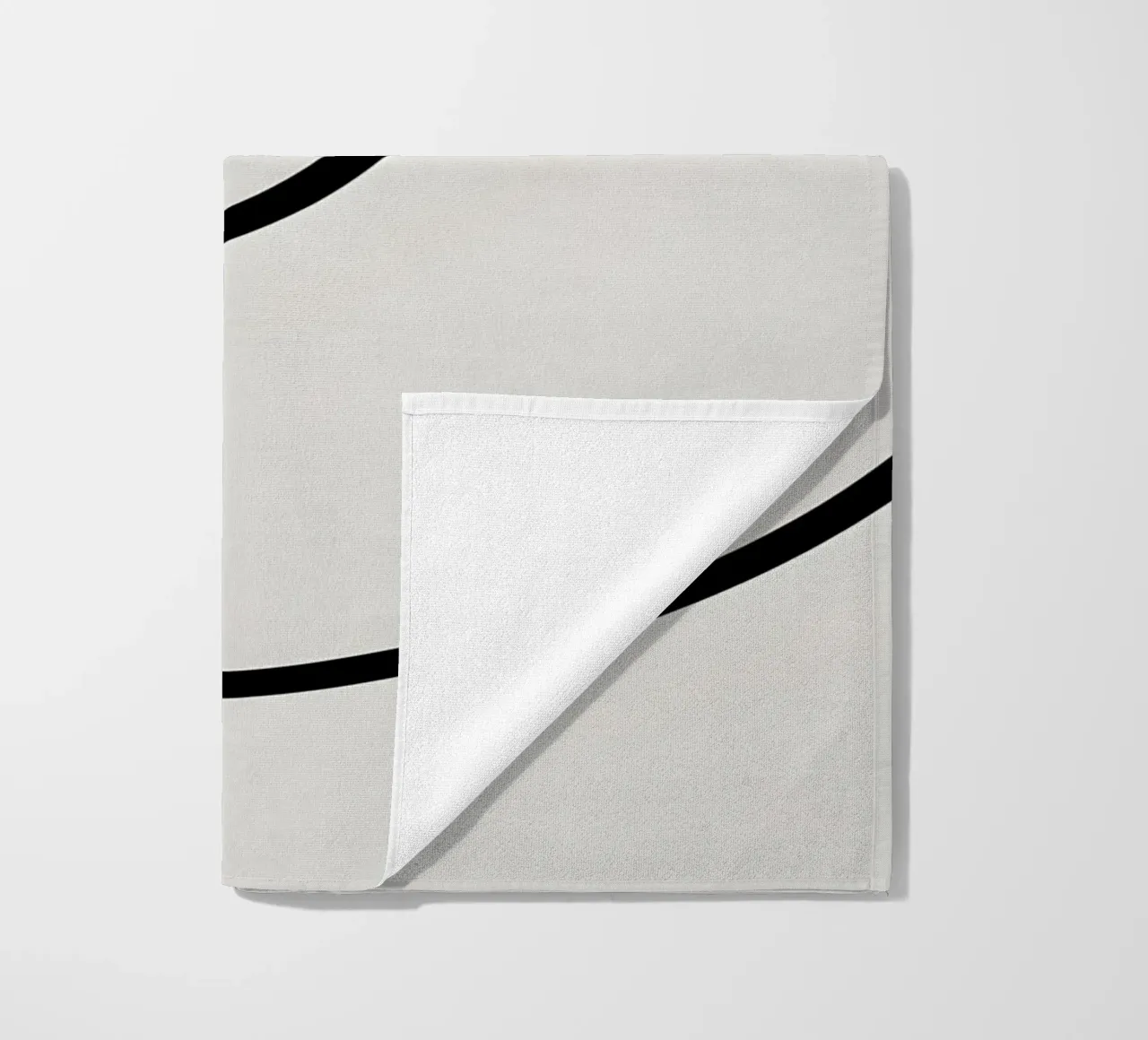 Linea curva singola telo mare da LIFESTYLE OBJECTS