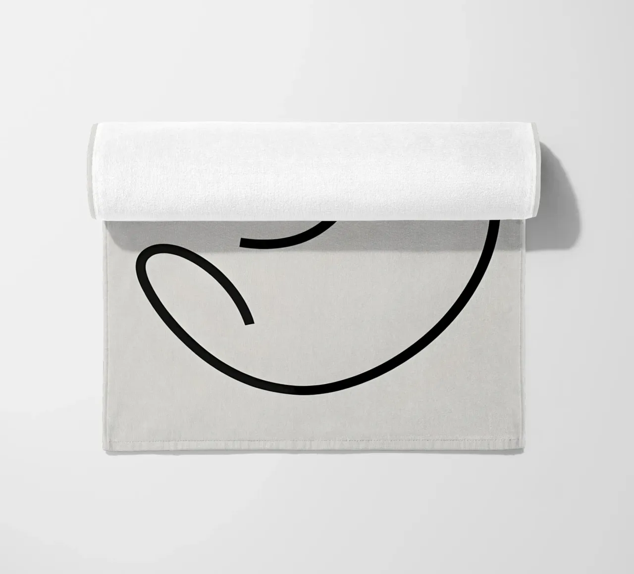 Linea curva singola telo mare da LIFESTYLE OBJECTS