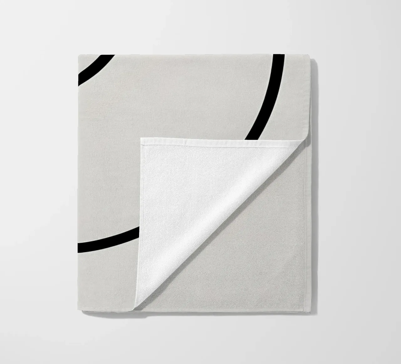 Linea curva singola telo mare da LIFESTYLE OBJECTS