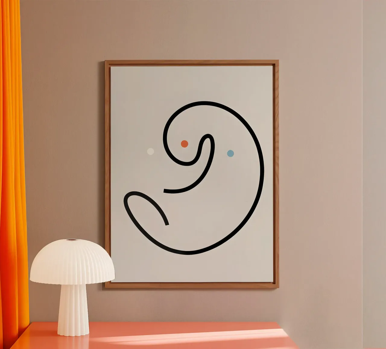 Linea curva singola alluminio dibond da LIFESTYLE OBJECTS