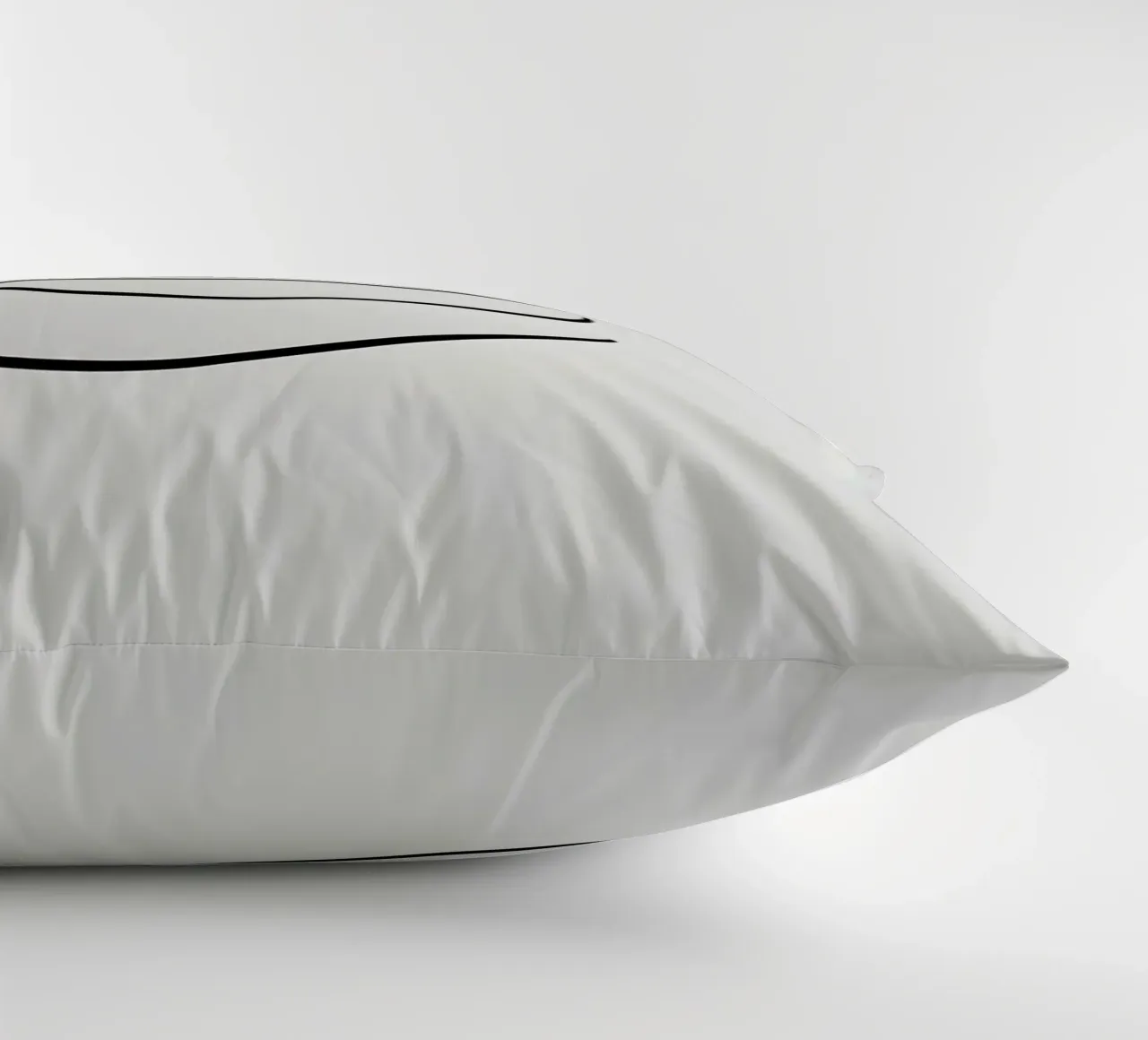 Linea curva singola cuscino da LIFESTYLE OBJECTS