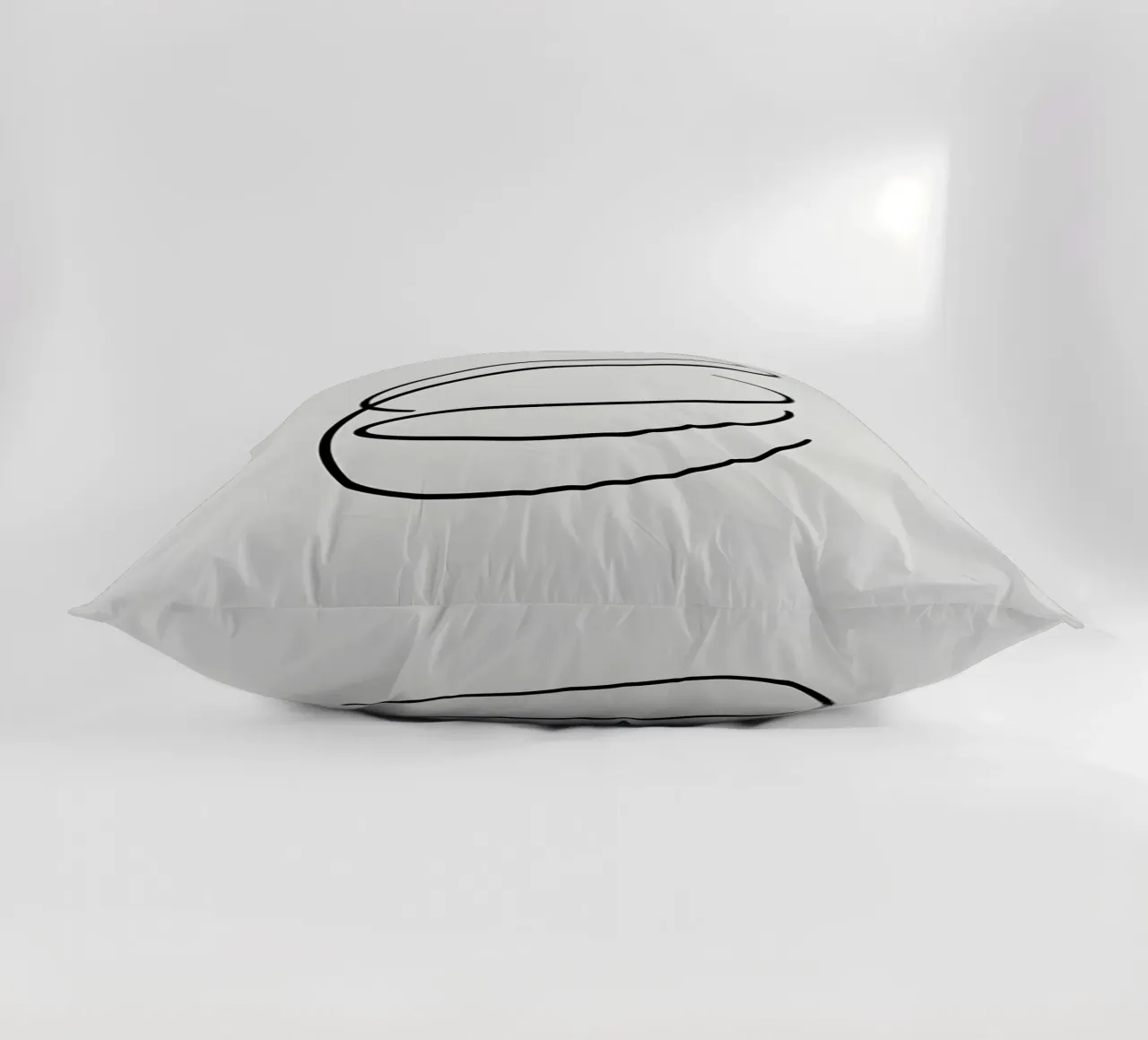 Linea curva singola cuscino da LIFESTYLE OBJECTS