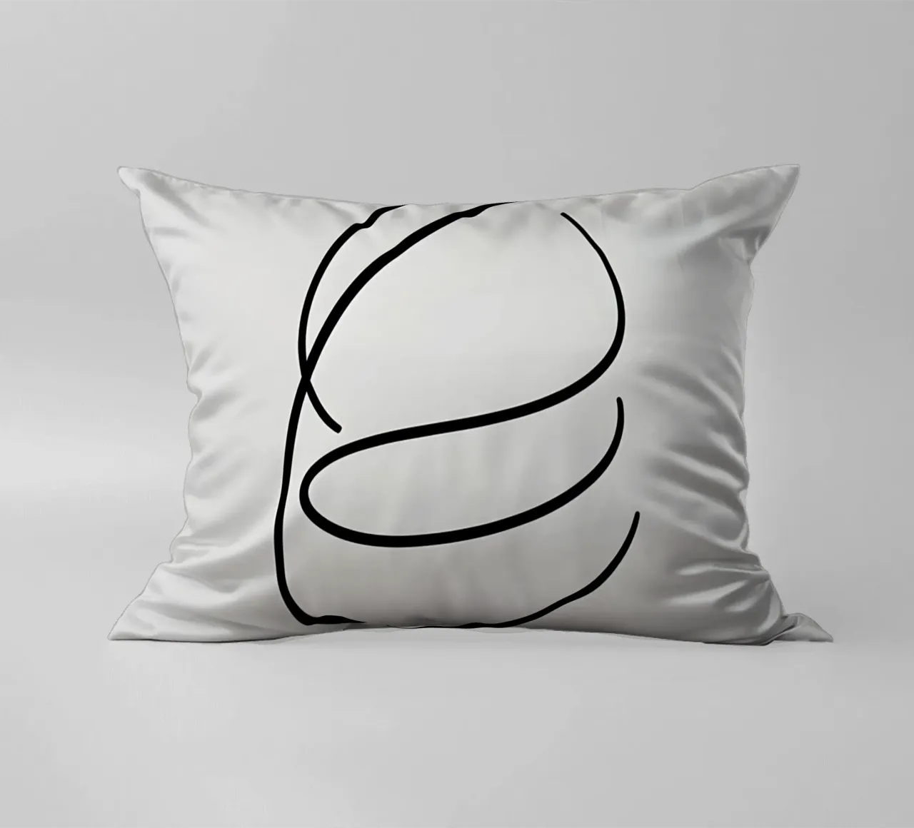 Linea curva singola cuscino da LIFESTYLE OBJECTS
