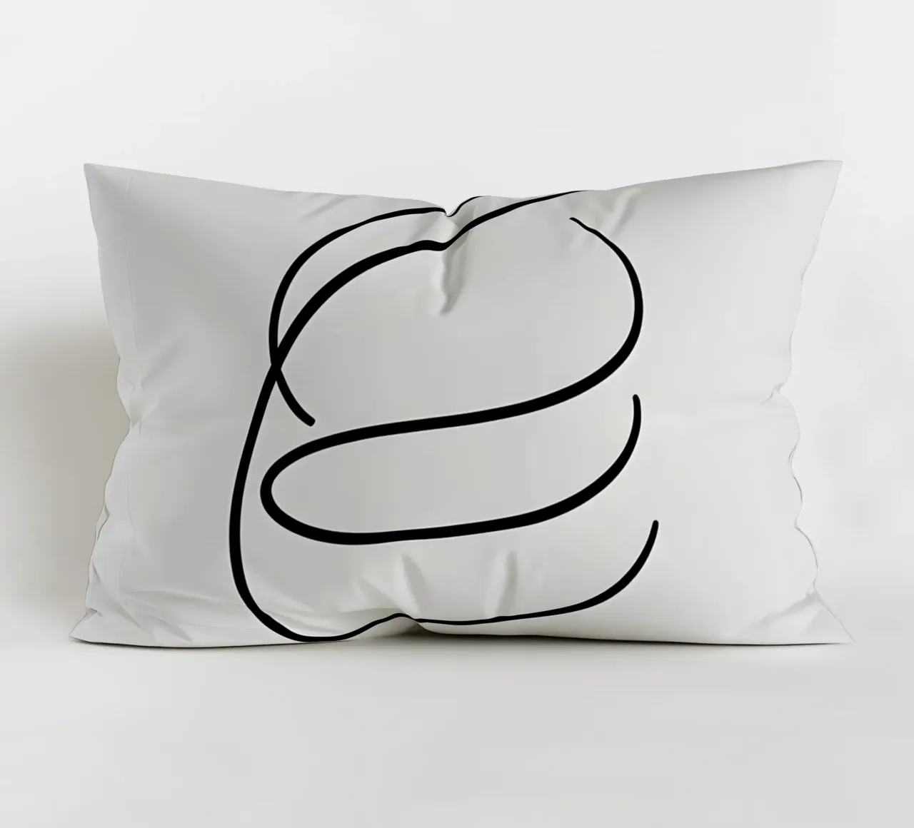 Linea curva singola cuscino da LIFESTYLE OBJECTS