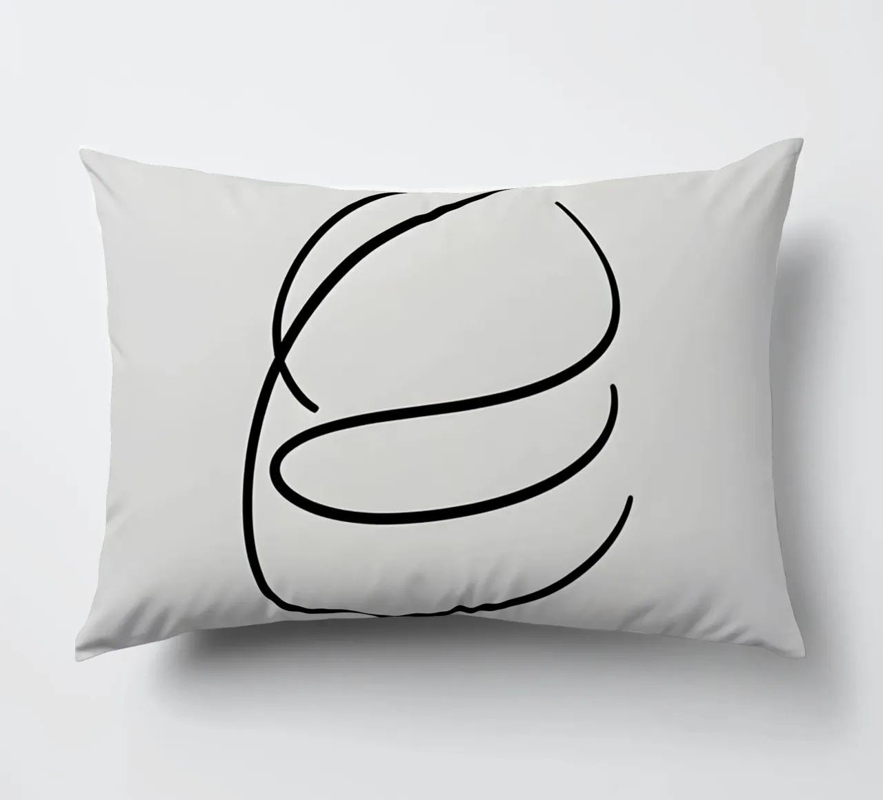 Linea curva singola cuscino da LIFESTYLE OBJECTS