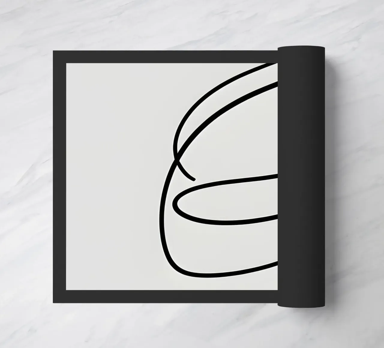 Linea curva singola zerbino da LIFESTYLE OBJECTS