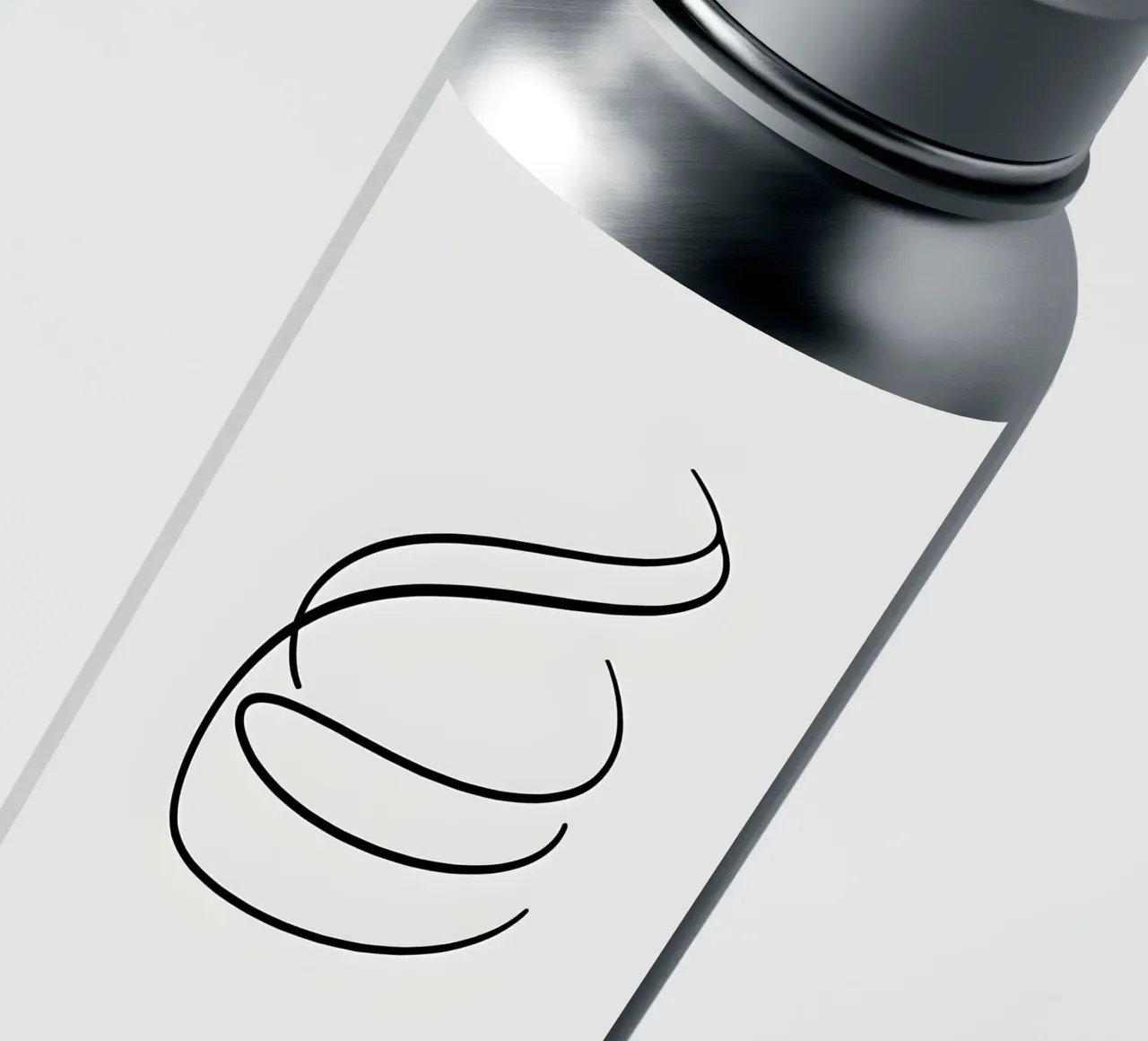 Línea curva simple pegatina de LIFESTYLE OBJECTS