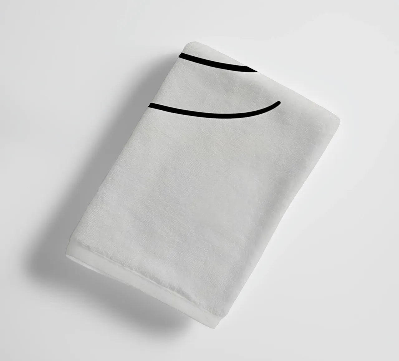 Linea curva singola asciugamano da bagno da LIFESTYLE OBJECTS