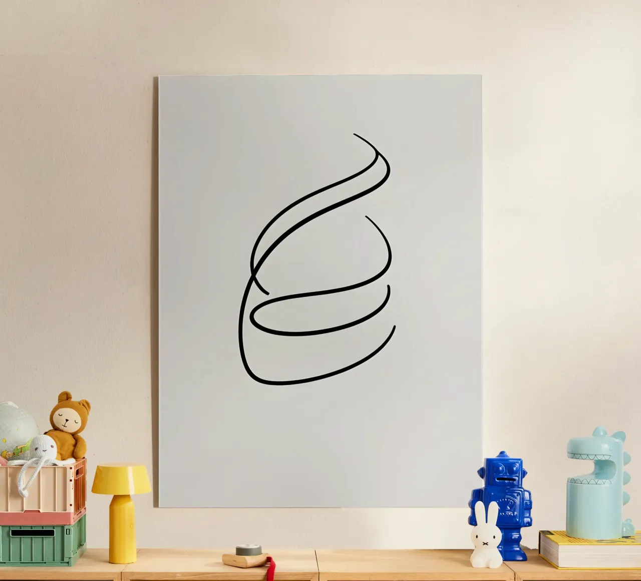 Linea curva singola plexiglass da LIFESTYLE OBJECTS