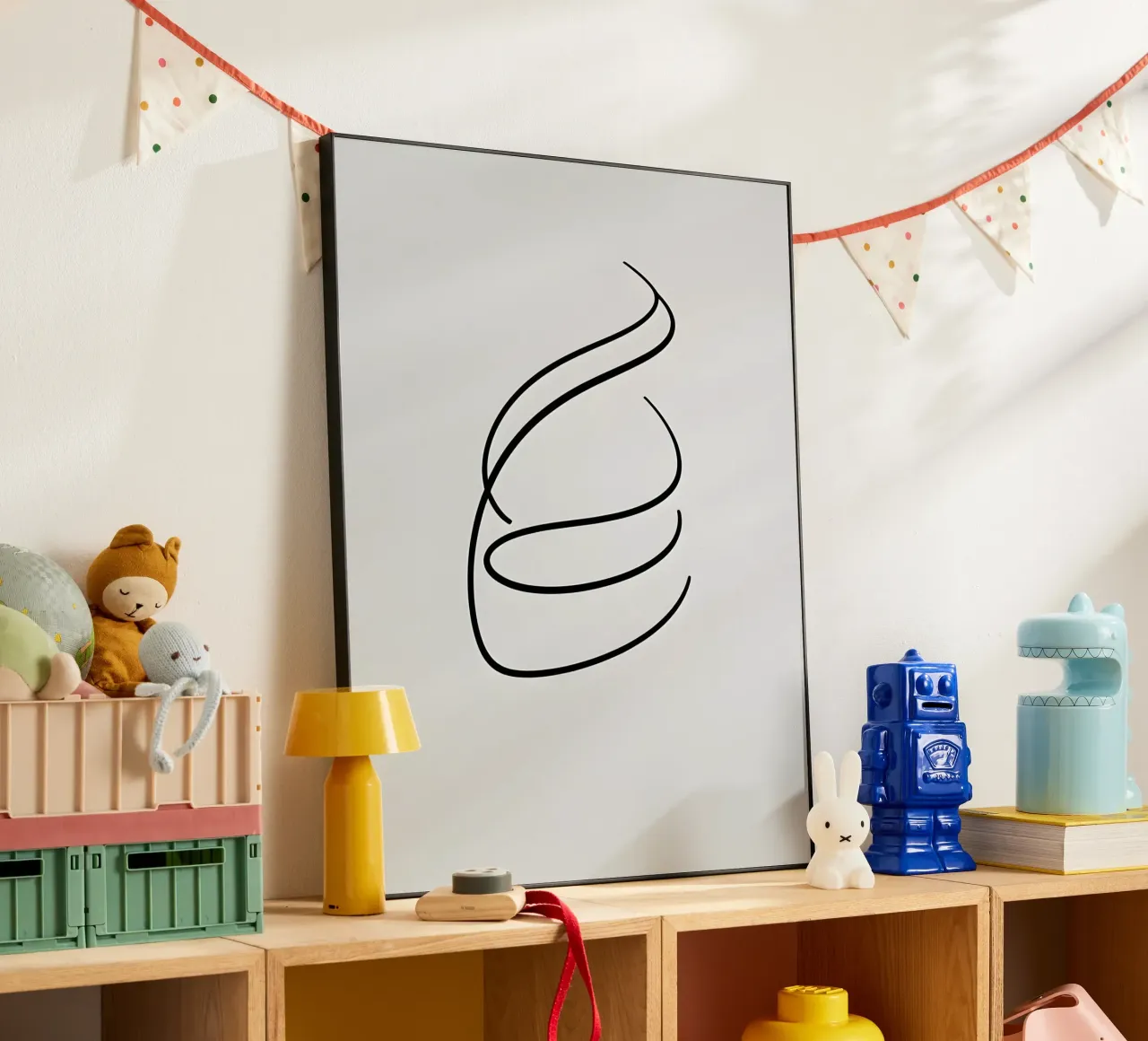 Linea curva singola alluminio dibond da LIFESTYLE OBJECTS