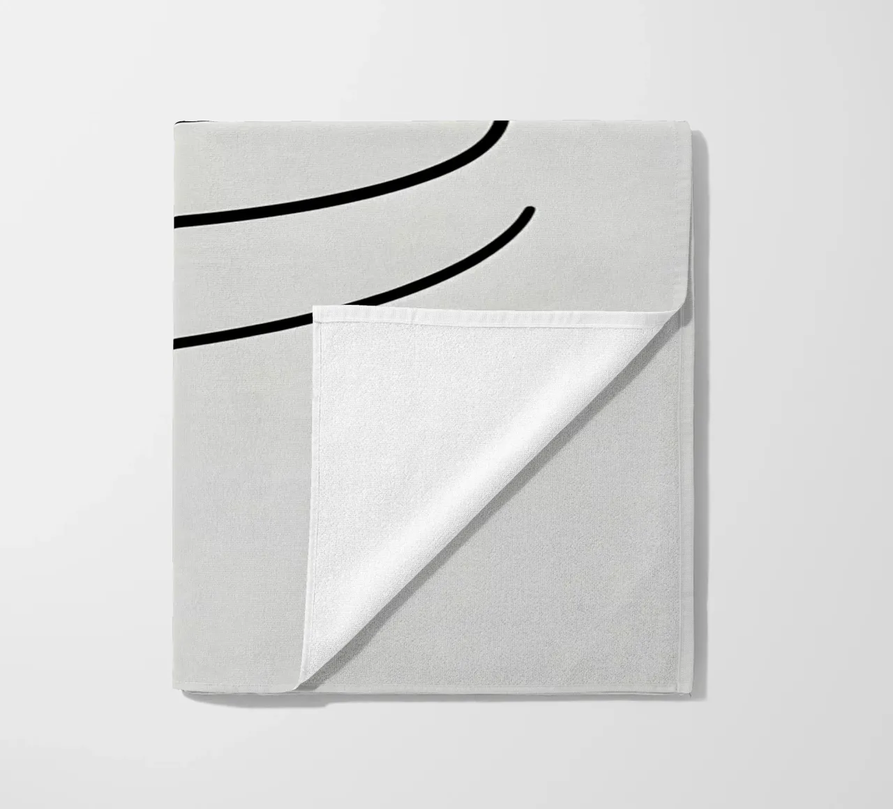 Linea curva singola telo mare da LIFESTYLE OBJECTS