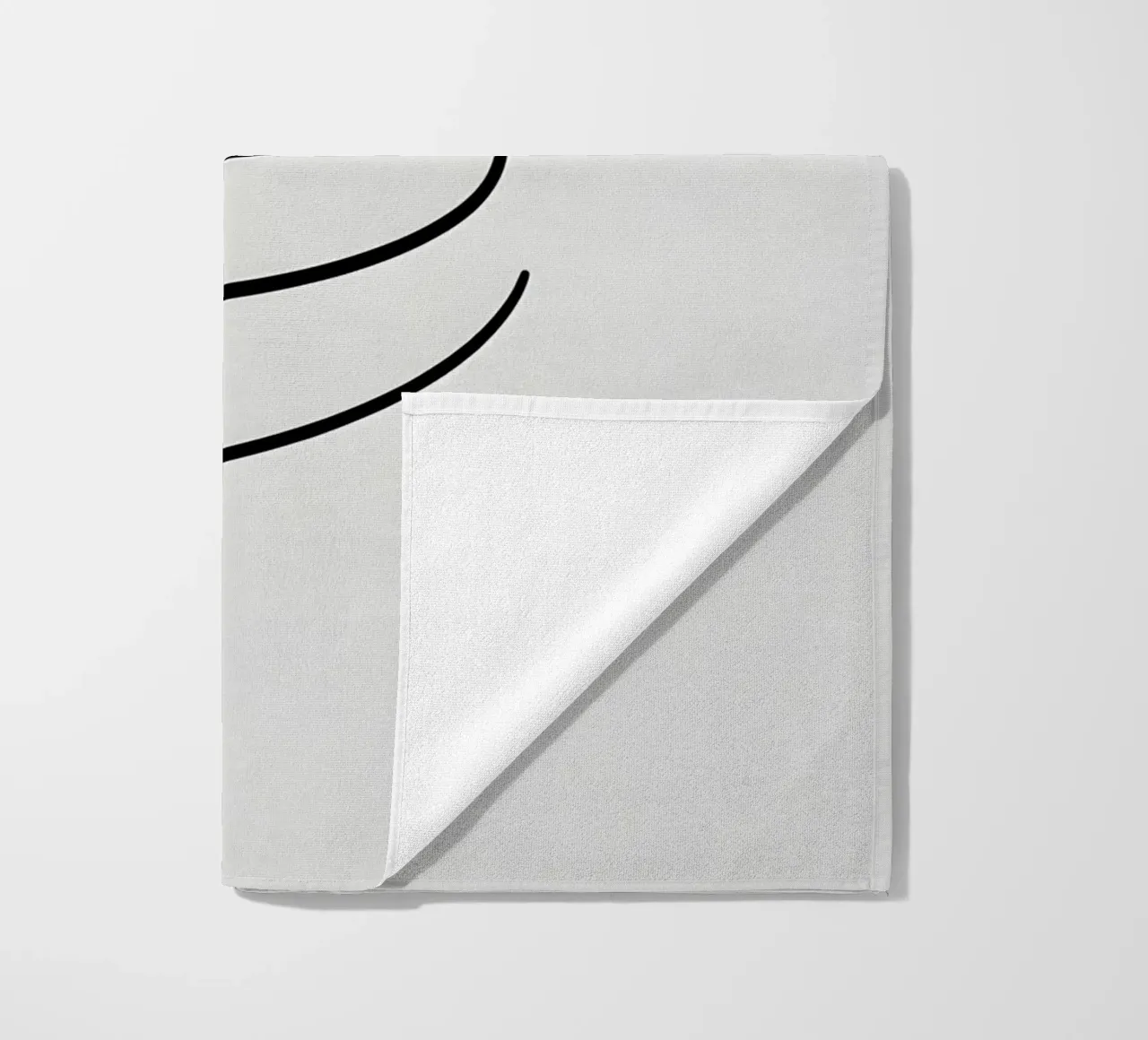 Linea curva singola telo mare da LIFESTYLE OBJECTS