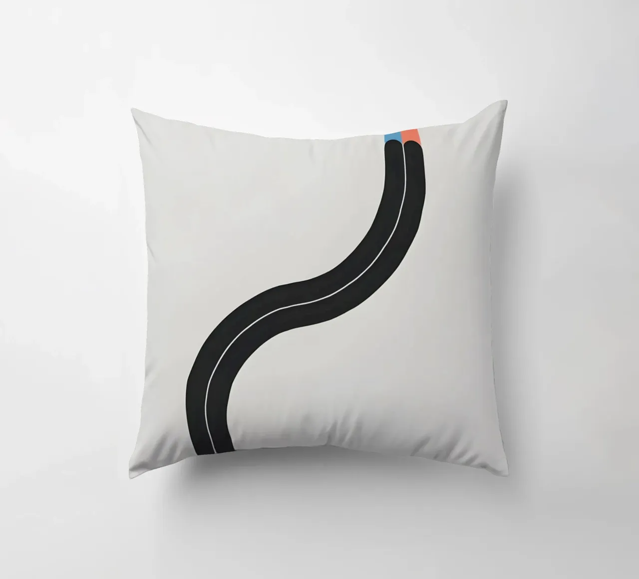 Linea curva singola cuscino da LIFESTYLE OBJECTS
