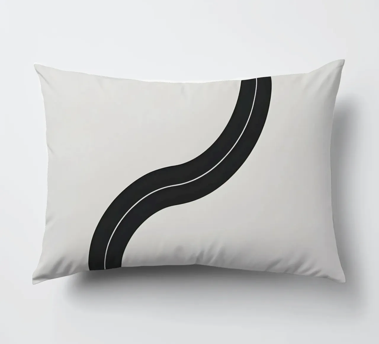 Linea curva singola cuscino da LIFESTYLE OBJECTS
