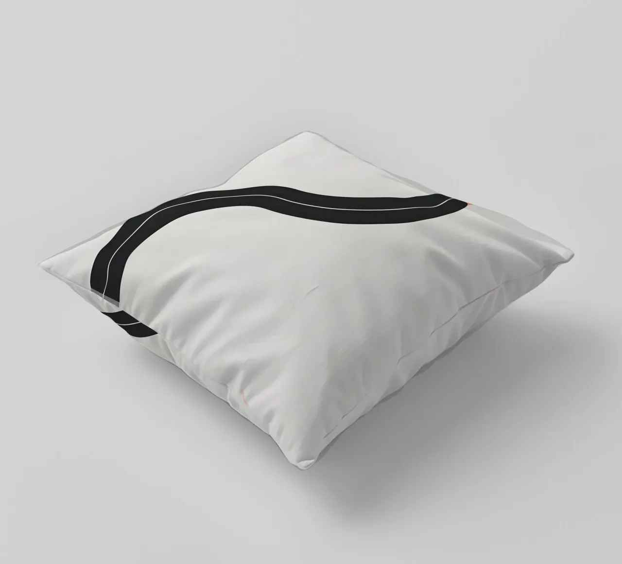 Linea curva singola cuscino da LIFESTYLE OBJECTS