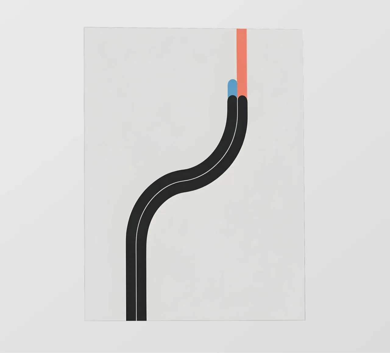 Línea curva simple lámina retroiluminada de LIFESTYLE OBJECTS