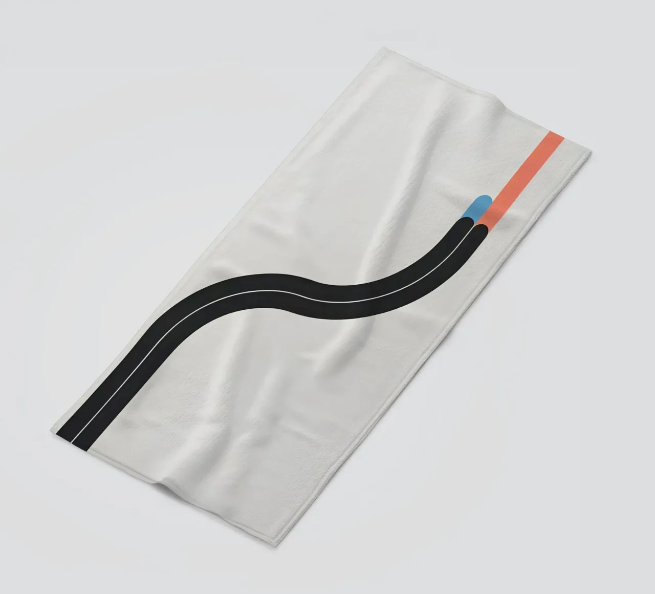 Linea curva singola telo mare da LIFESTYLE OBJECTS