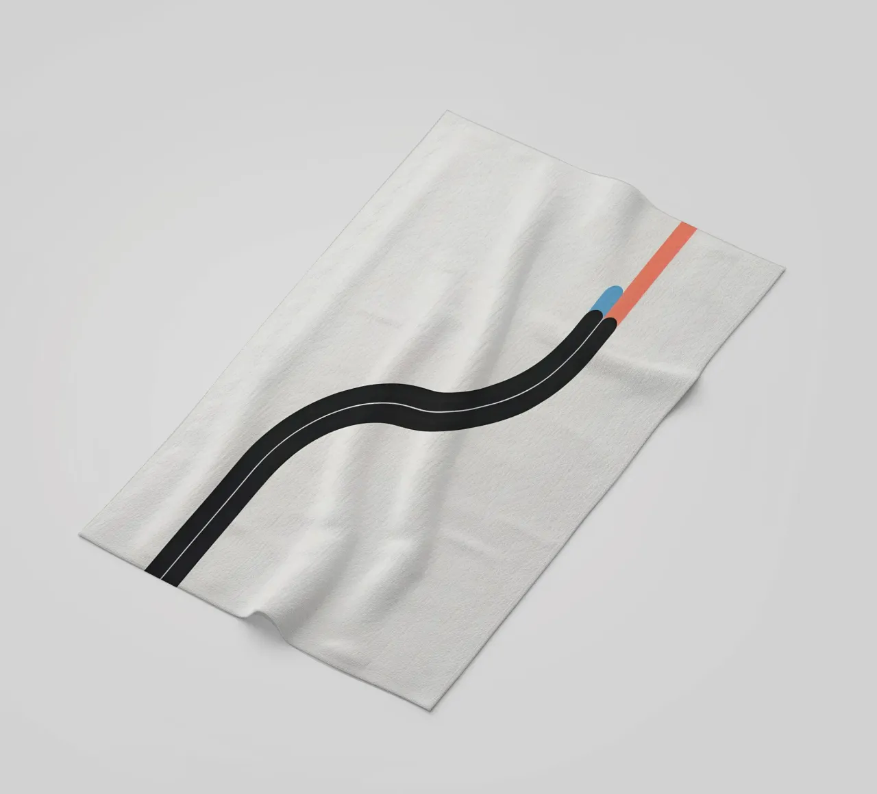 Linea curva singola telo mare da LIFESTYLE OBJECTS