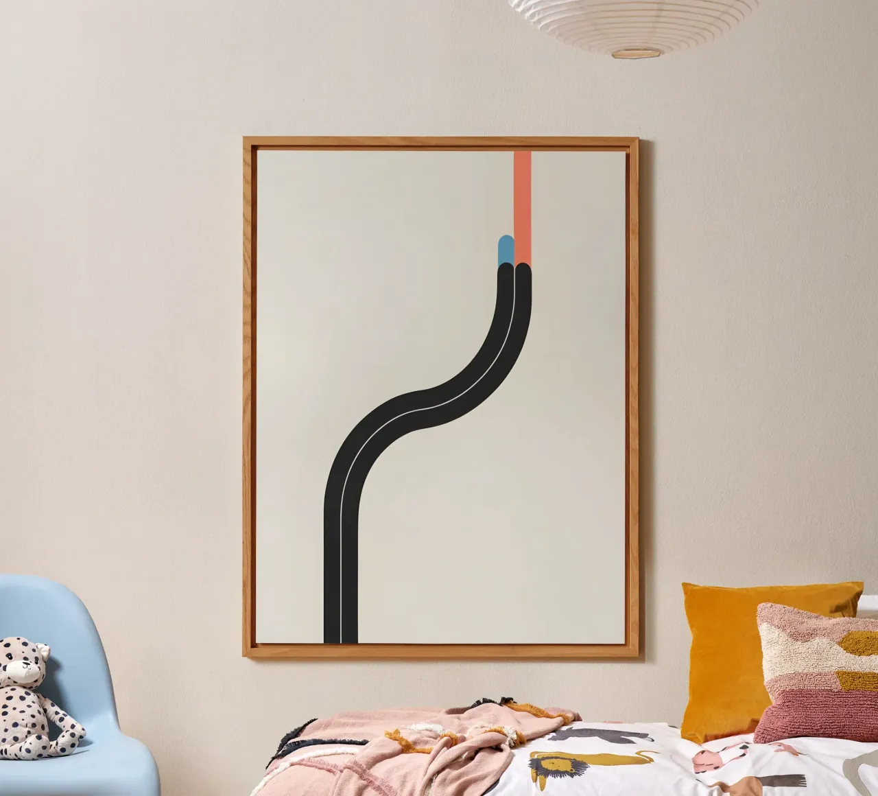 Linea curva singola alluminio dibond da LIFESTYLE OBJECTS