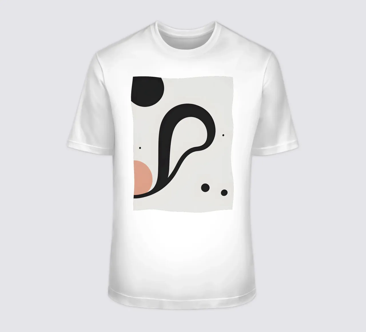 Linea curva singola t-shirt da LIFESTYLE OBJECTS