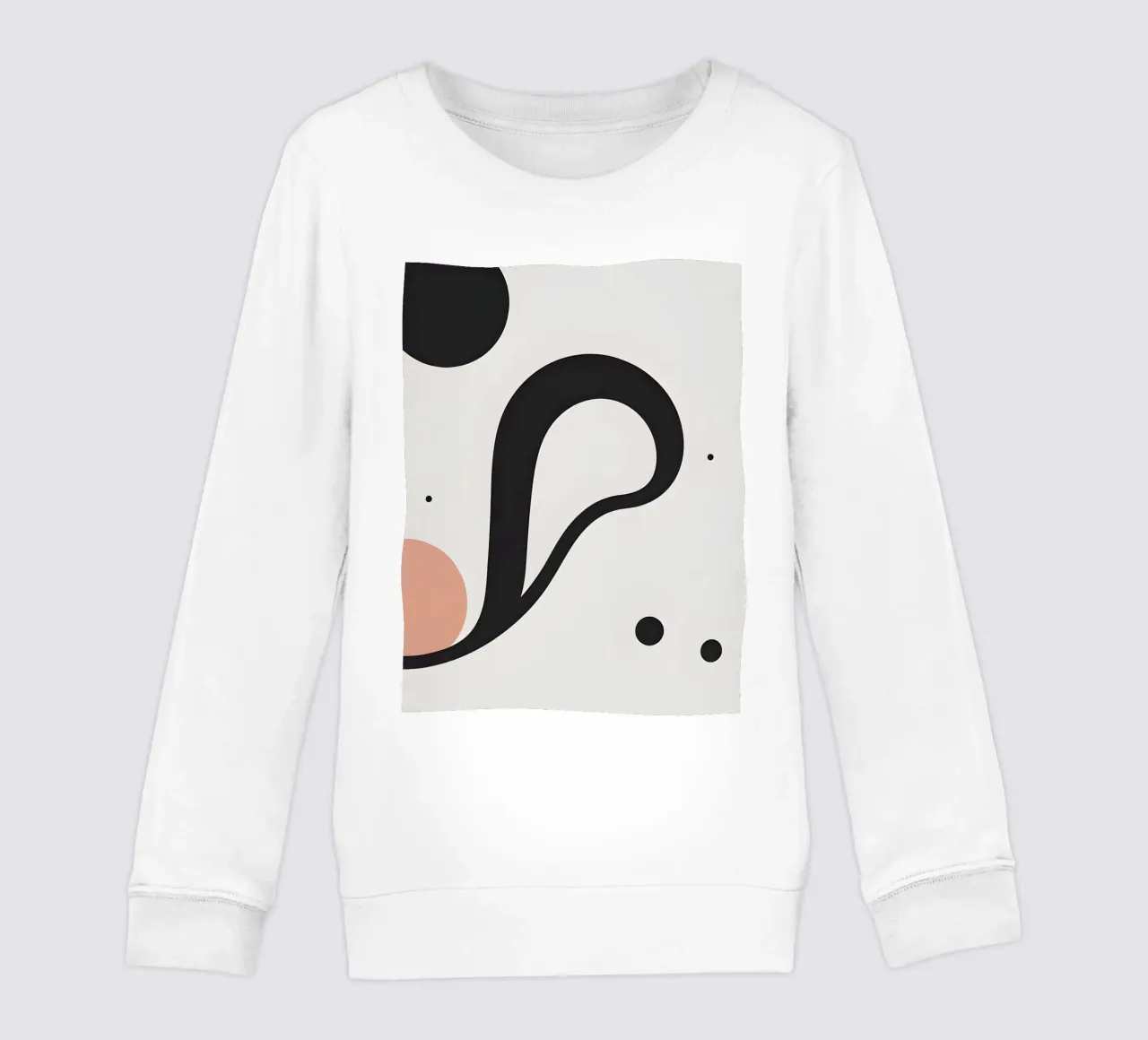 Línea curva simple sudadera para niño de LIFESTYLE OBJECTS