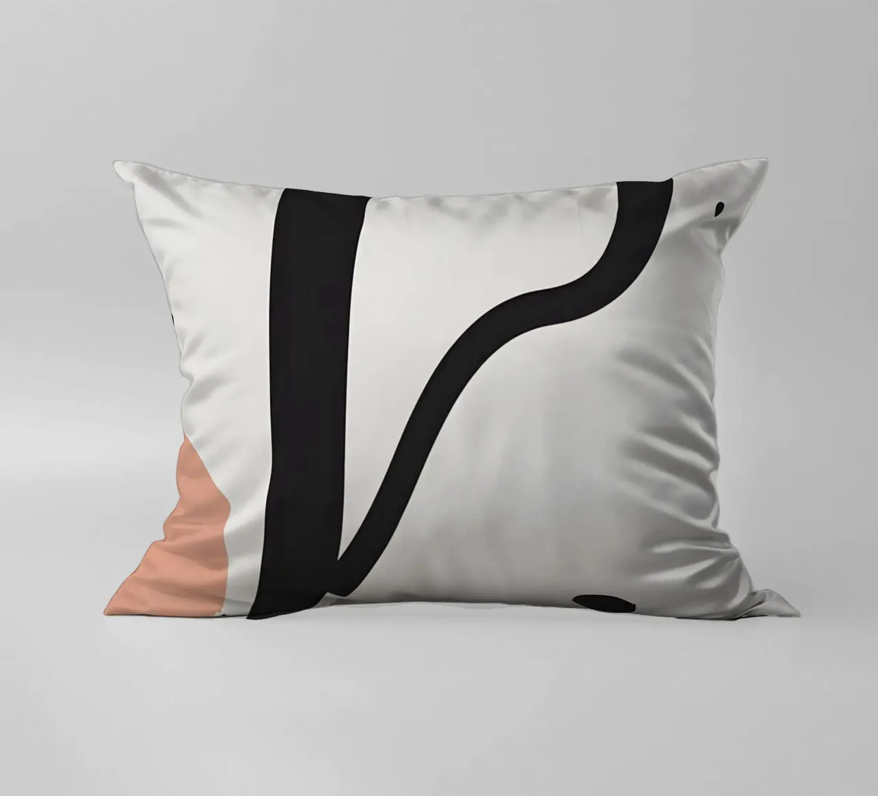 Linea curva singola cuscino da LIFESTYLE OBJECTS