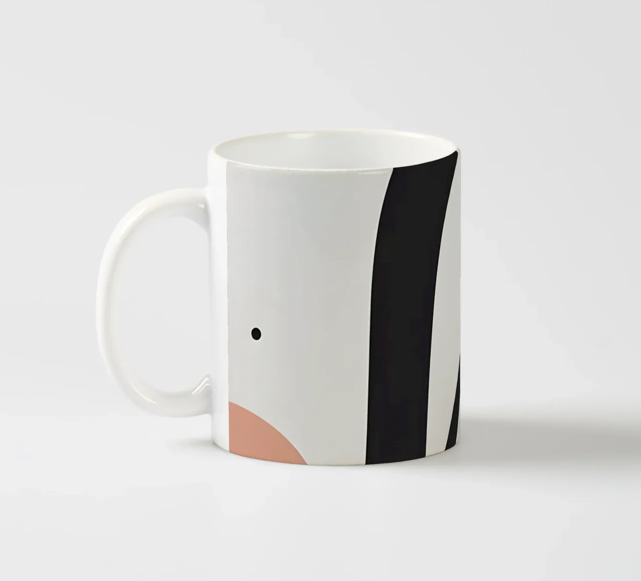 Linea curva singola tazza in ceramica da LIFESTYLE OBJECTS