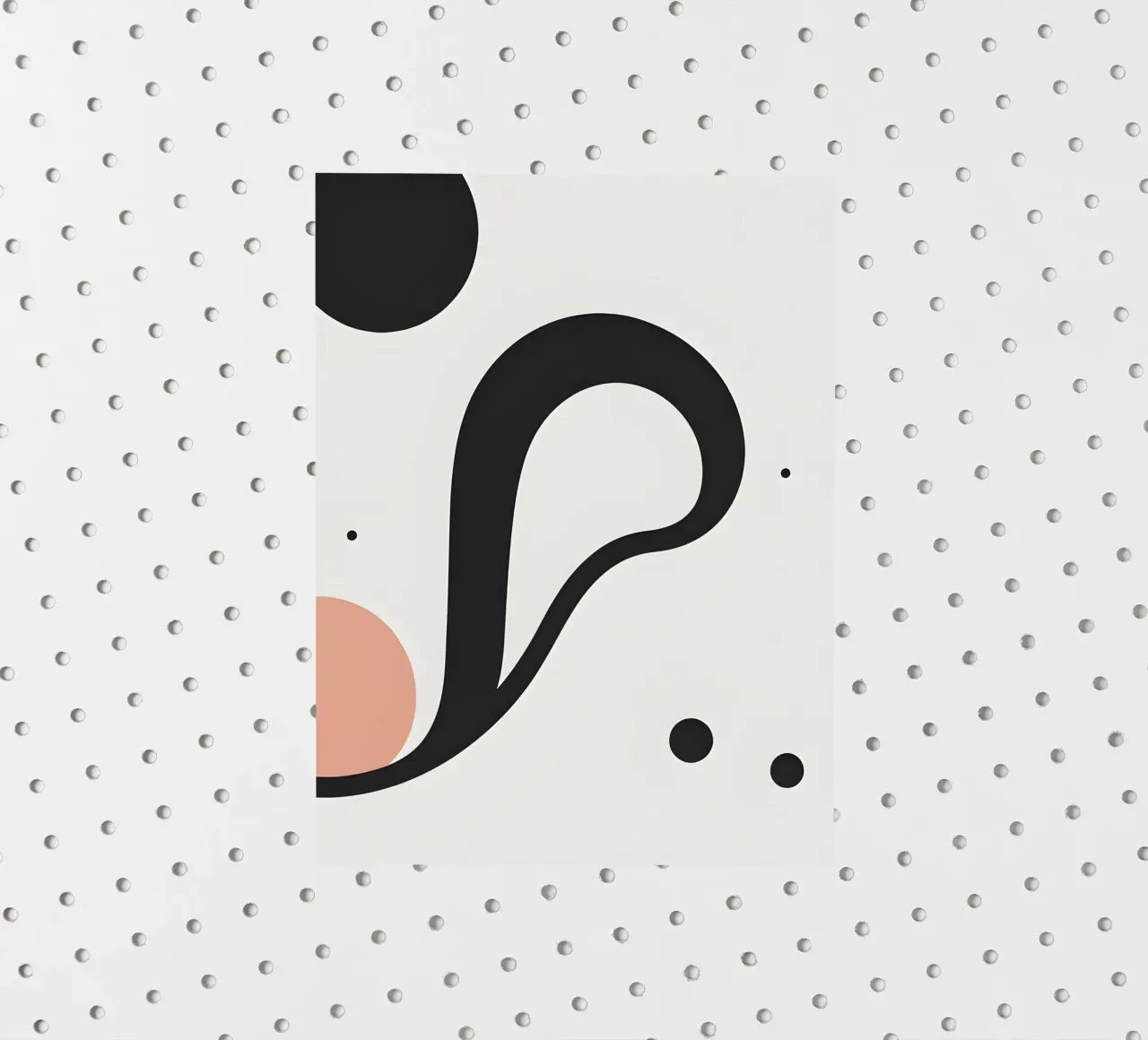 Línea curva simple pegatina de LIFESTYLE OBJECTS