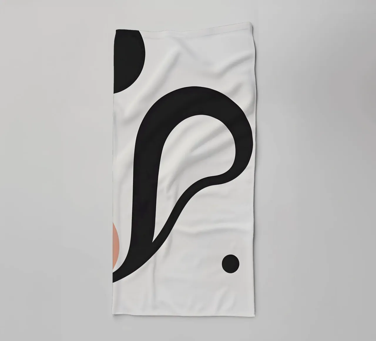 Linea curva singola asciugamano da bagno da LIFESTYLE OBJECTS