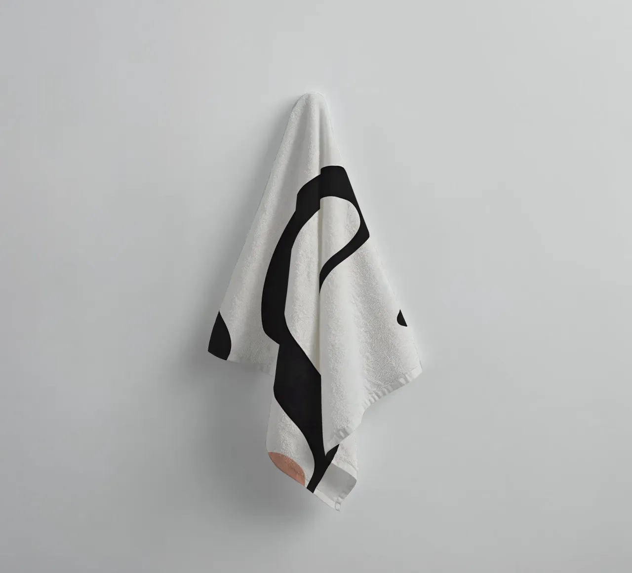 Linea curva singola asciugamano da bagno da LIFESTYLE OBJECTS