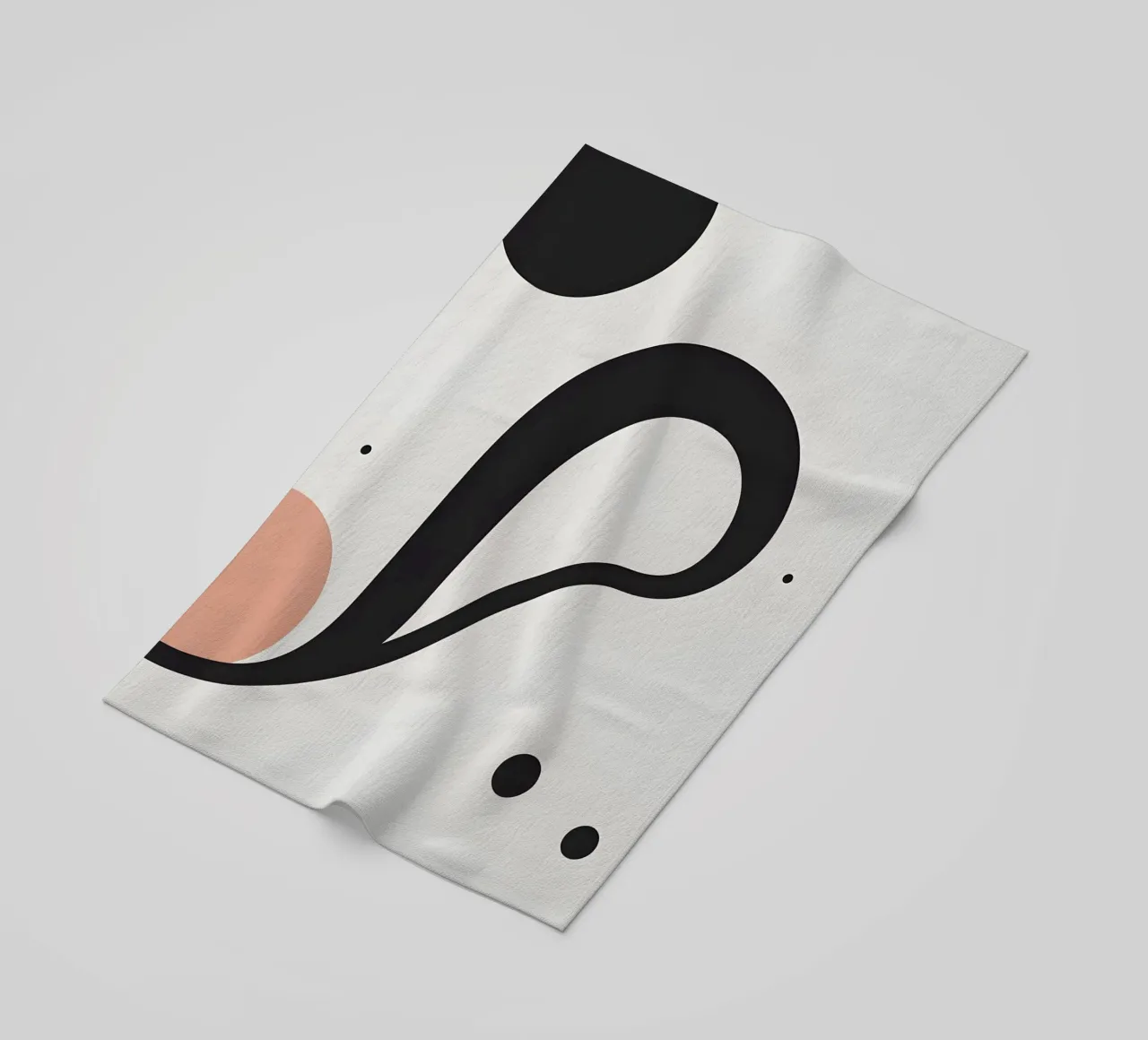 Linea curva singola telo mare da LIFESTYLE OBJECTS