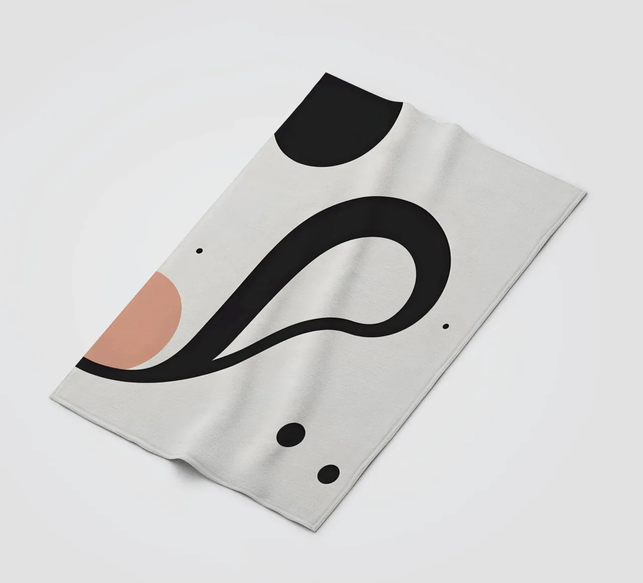 Linea curva singola coperta in pile da LIFESTYLE OBJECTS