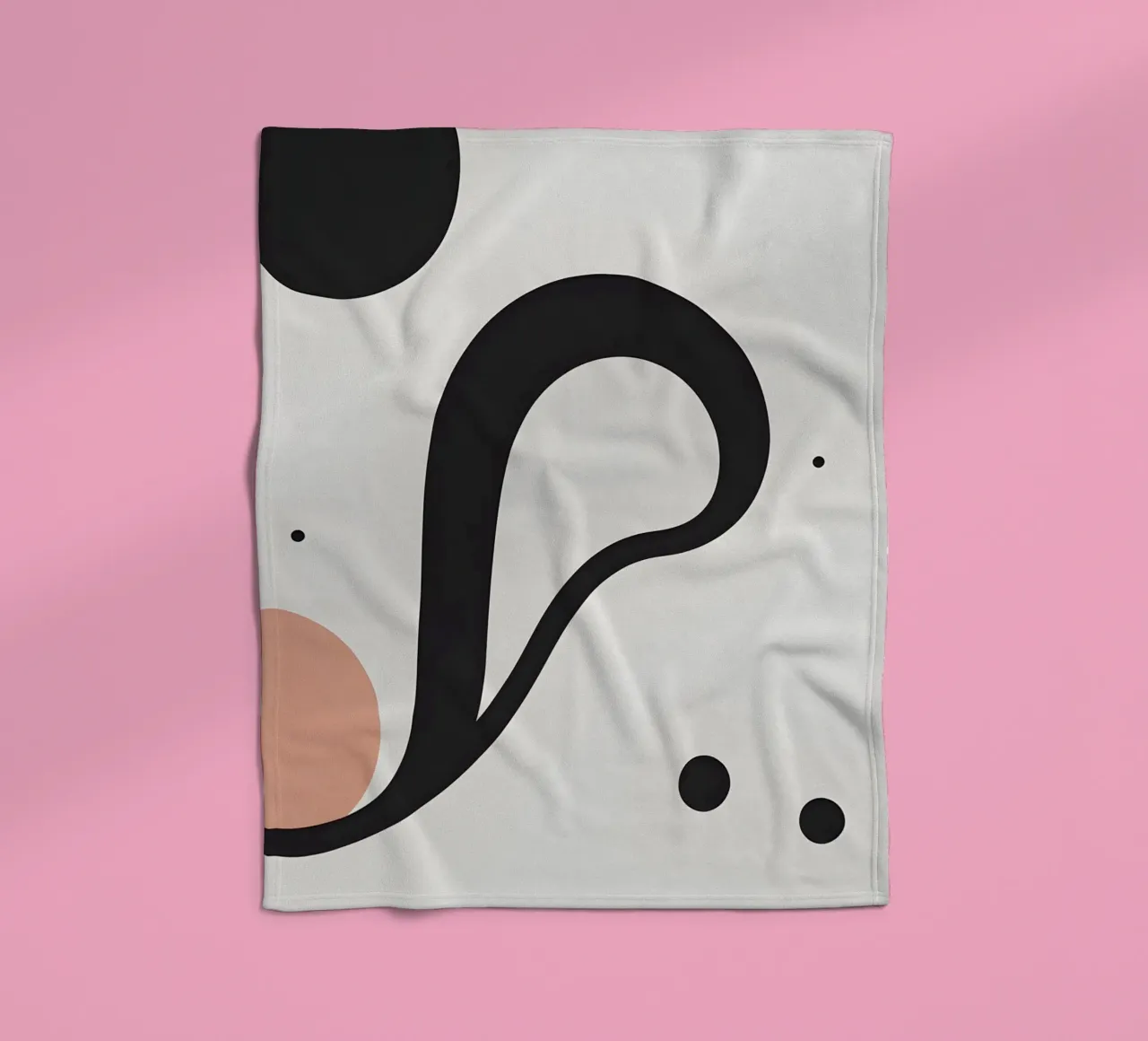 Linea curva singola coperta in pile da LIFESTYLE OBJECTS