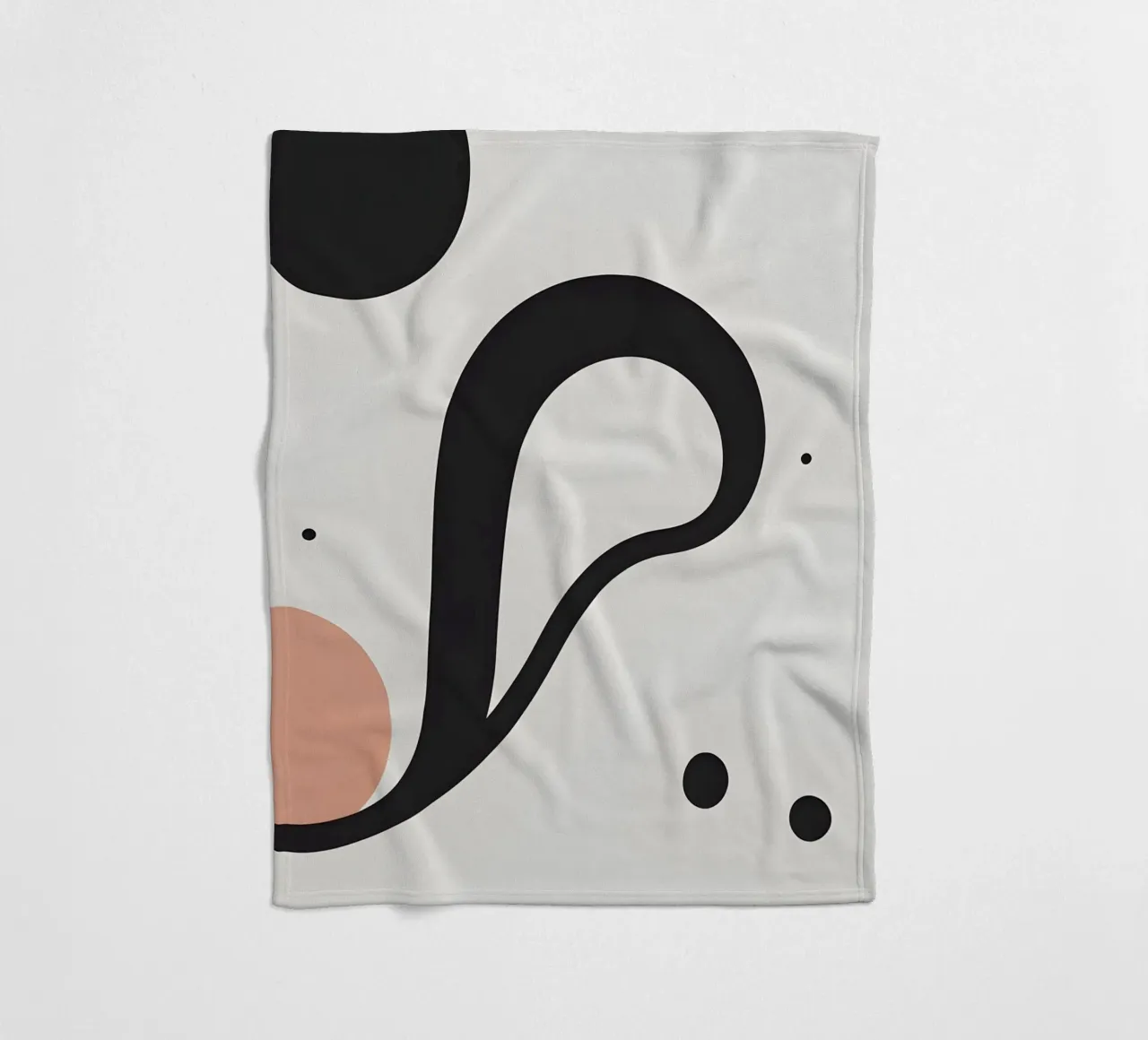 Linea curva singola coperta in pile da LIFESTYLE OBJECTS