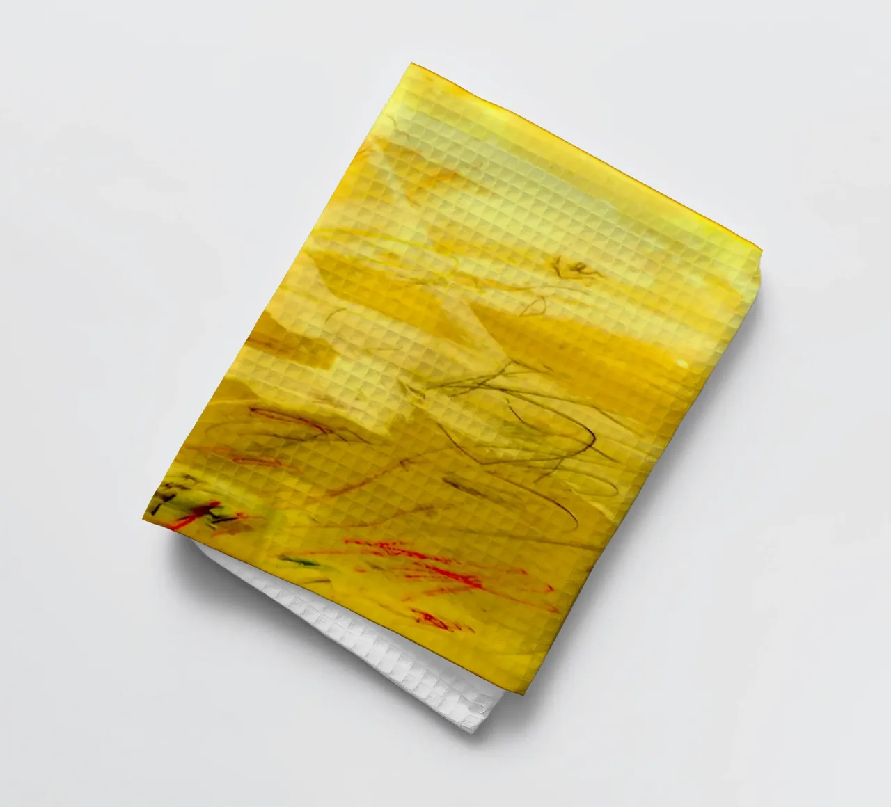 Cy Twombly Jaune Sans titre 1957 torchon de Albertopant