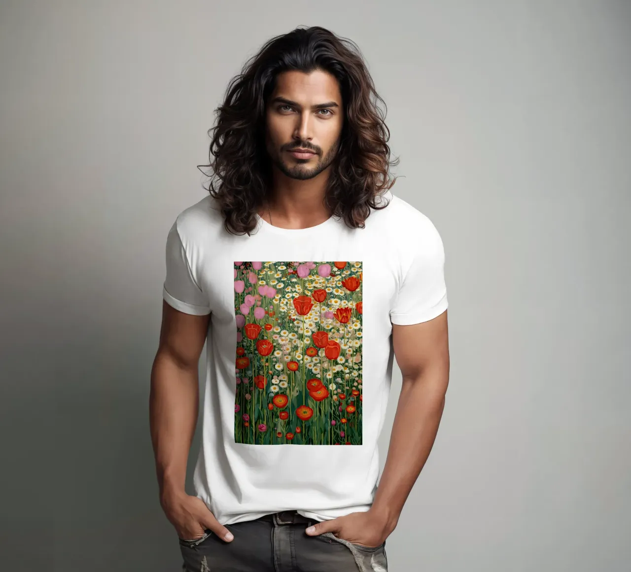 Soft Steps Through Spring t-shirt da Amelie Rose