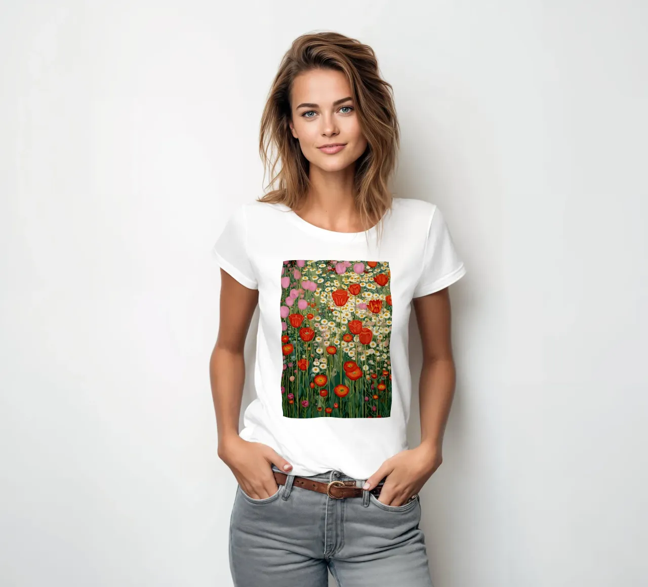 Soft Steps Through Spring t-shirt da donna da Amelie Rose