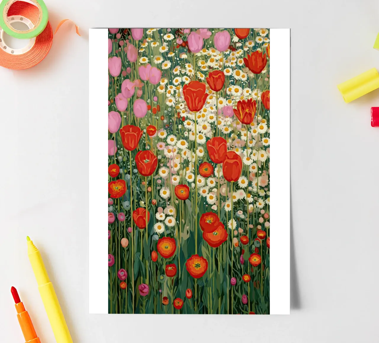 Soft Steps Through Spring foglio adesivo da Amelie Rose