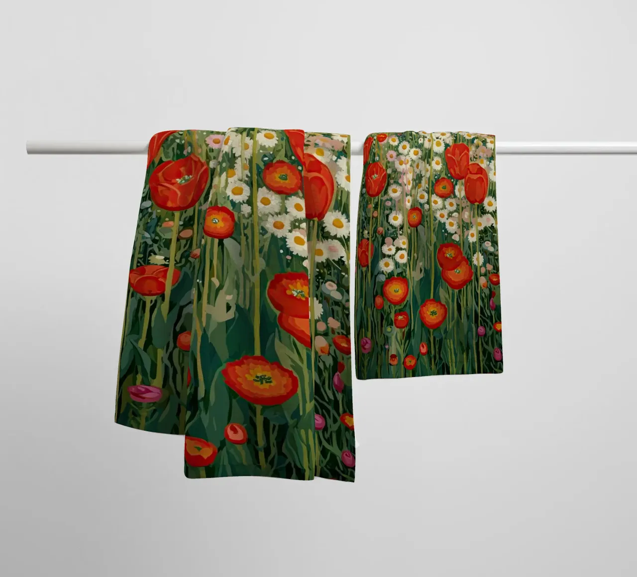 Soft Steps Through Spring asciugamano da bagno da Amelie Rose