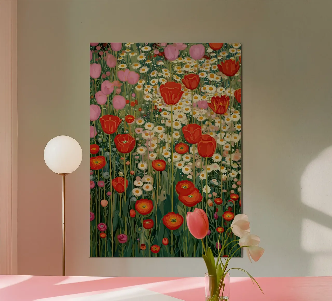 Soft Steps Through Spring alluminio dibond da Amelie Rose